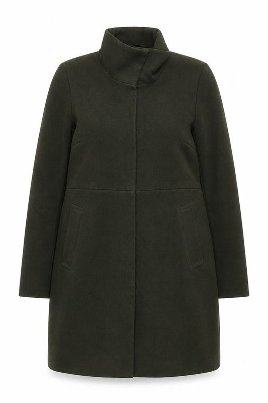 Womens UK Size 12 Atmosphere Green Overcoat