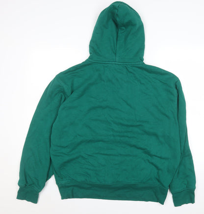 Mens UK Size L Old Navy Green Pullover Hoodie