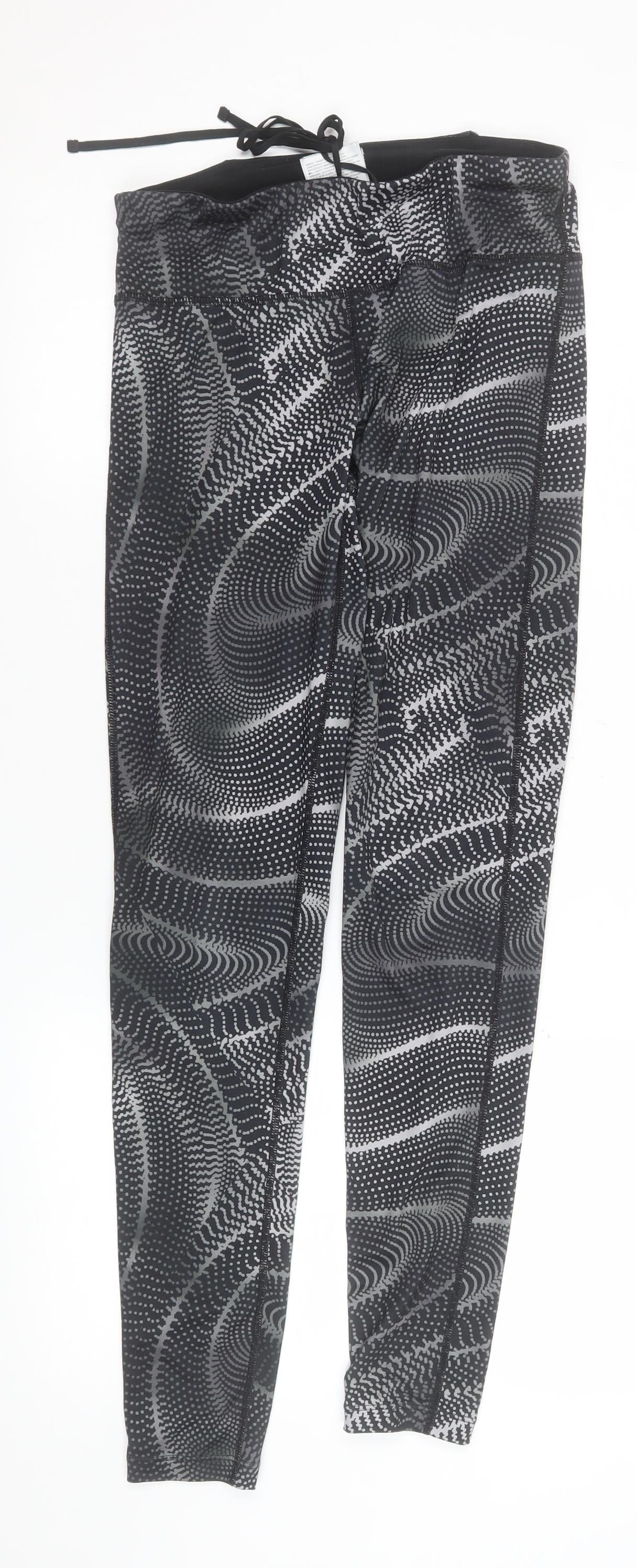 Womens UK Size S Nike Slim Fit Leggings Black Leggings
