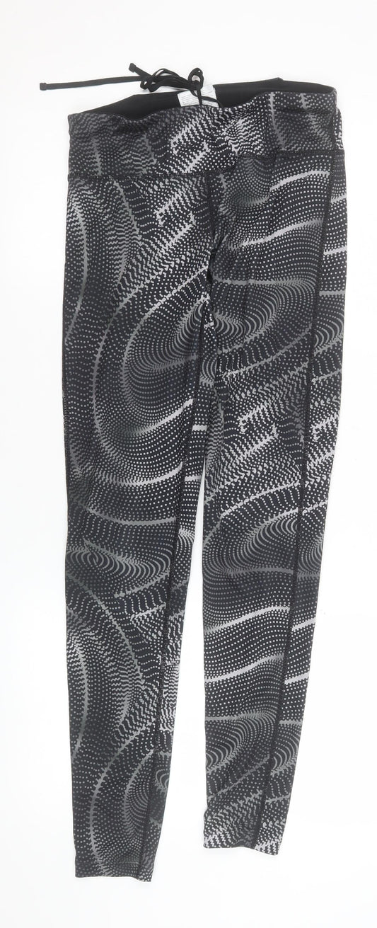 Womens UK Size S Nike Slim Fit Leggings Black Leggings