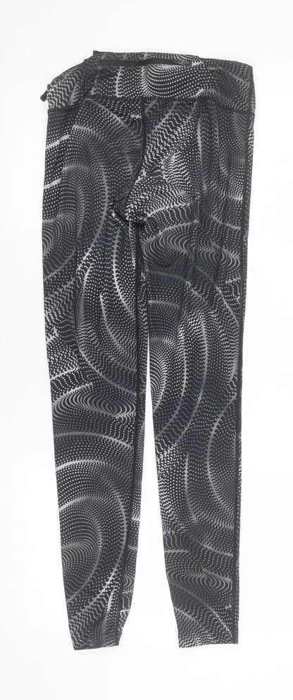 Womens UK Size S Nike Slim Fit Leggings Black Leggings