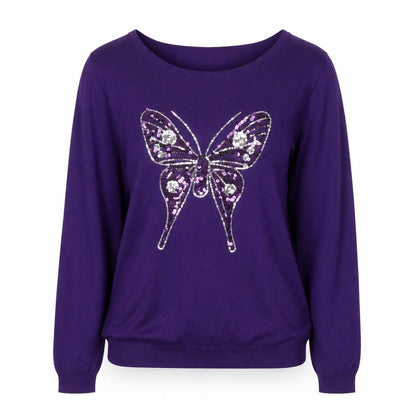Womens UK Size L Gerard Purple Pullover Sweatshirt