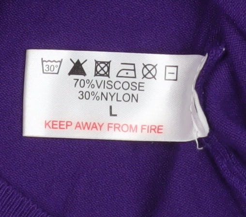 Womens UK Size L Gerard Purple Pullover Sweatshirt