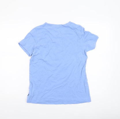 Boys UK Size S Converse Blue BasicJersey T-Shirt