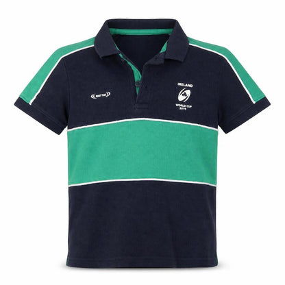 United Colors of Benetton Bennetton Boys Blue & Green Rugby World Cup Polo Shirt 6-7 Years
