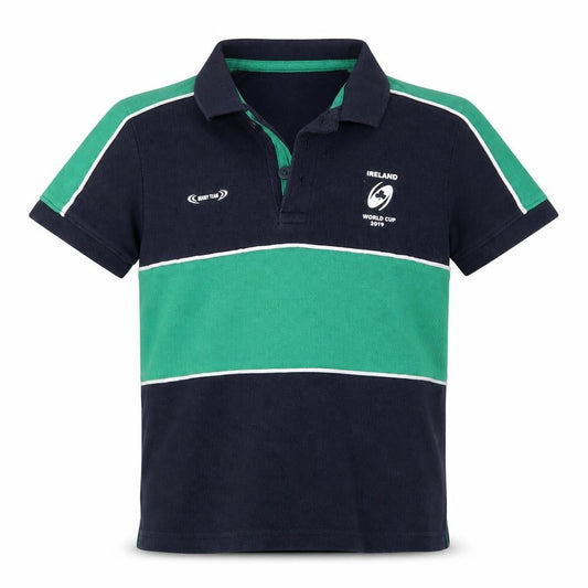 Boys UK Size 6-7 Years Bennetton Blue Basic Polo