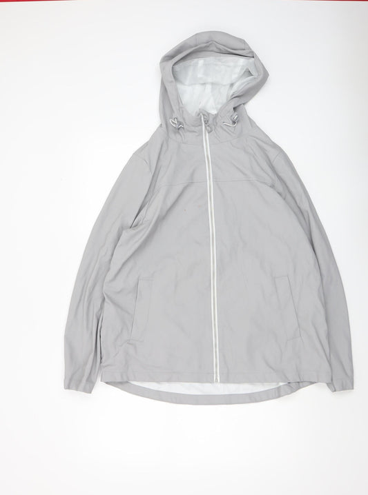 Womens UK Size 12 Dunnes Grey Rain Coat