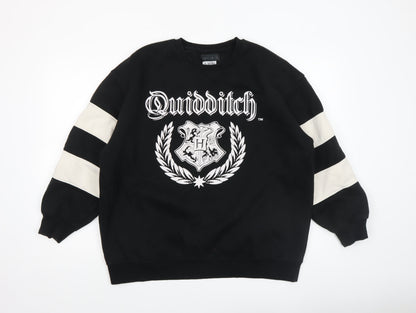 Mens UK Size XL Lefties Black Pullover Sweatshirt