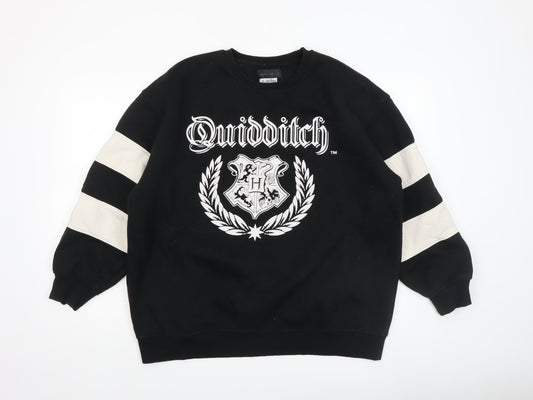 Mens UK Size XL Lefties Black Pullover Sweatshirt