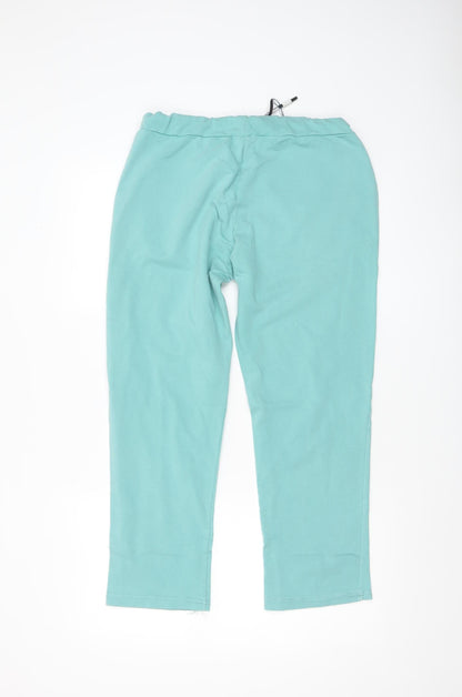 Womens UK Size L Pala D’oro Sport Regular Fit Jogger Green Trousers