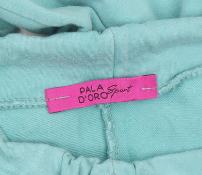 Womens UK Size L Pala D’oro Sport Regular Fit Jogger Green Trousers