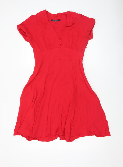 Womens UK Size 12 French Connection Fit & Flare Dress