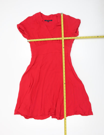 Womens UK Size 12 French Connection Fit & Flare Dress