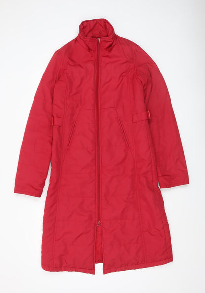 Womens UK Size 8 Xdye Red Puffer Jacket