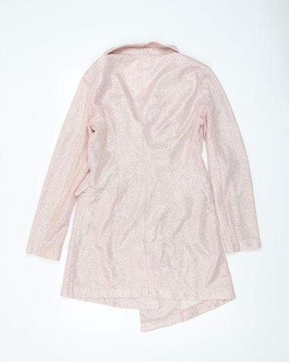Womens UK Size 10 PRETTYLITTLETHING Pink Basic Jacket