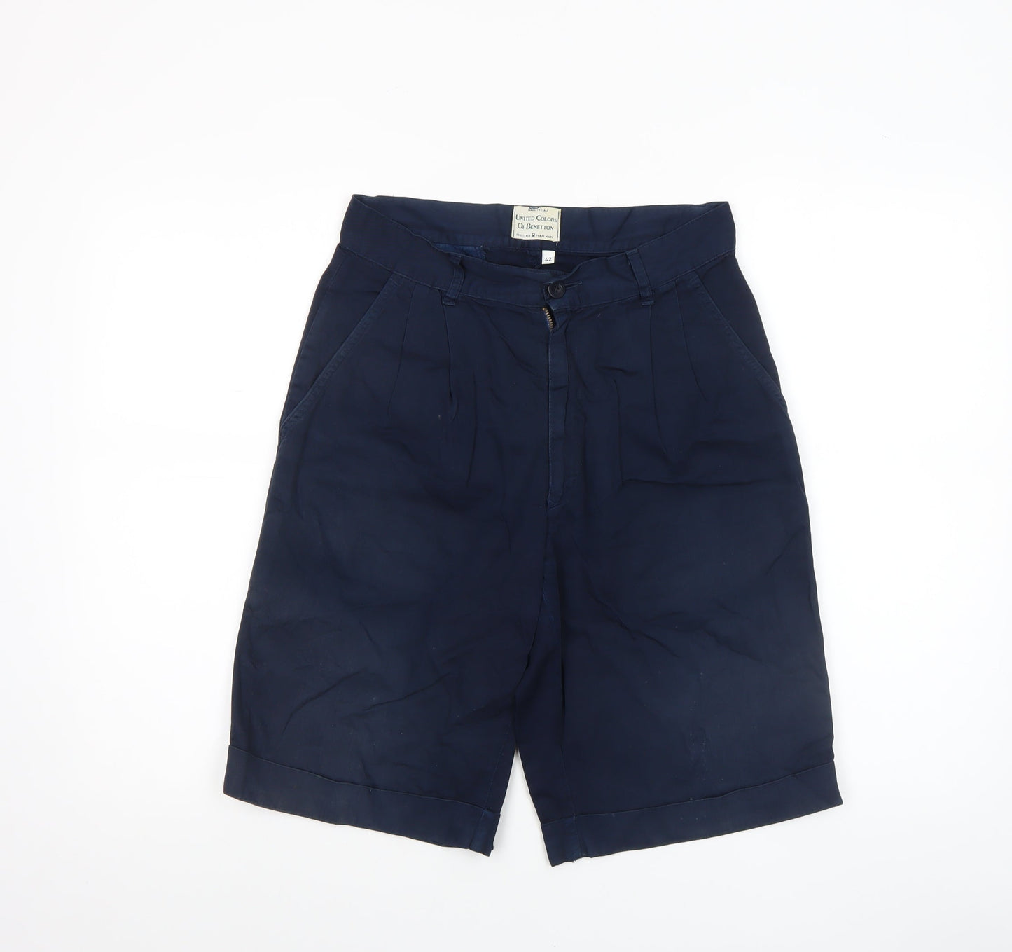 Womens UK Size 14 United Colors of Benetton Relaxed Fit Bermuda Shorts