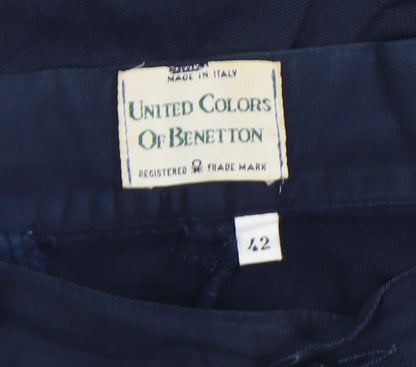 Womens UK Size 14 United Colors of Benetton Relaxed Fit Bermuda Shorts