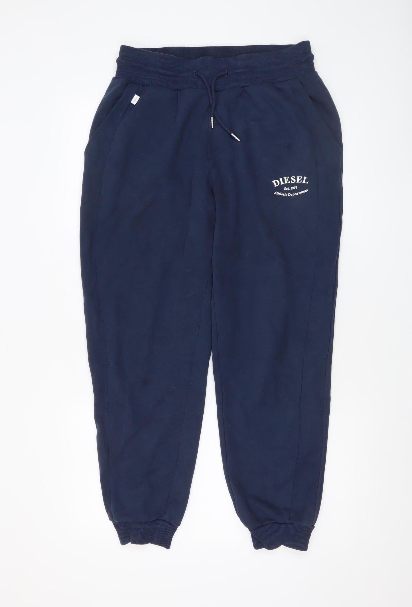 Mens UK Size M Diesel Regular Fit Jogger Blue Trousers