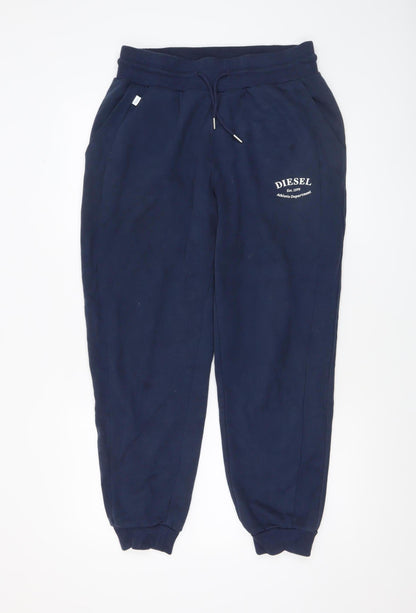 Mens UK Size M Diesel Regular Fit Jogger Blue Trousers