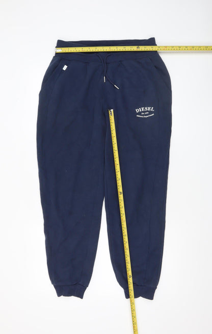 Mens UK Size M Diesel Regular Fit Jogger Blue Trousers
