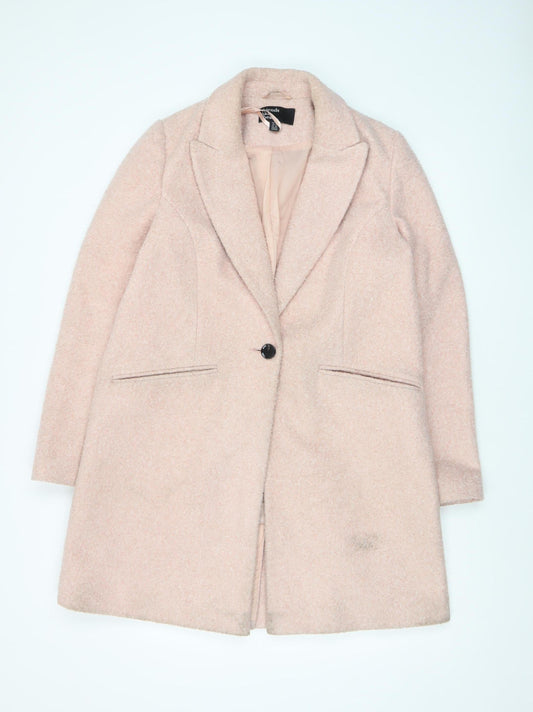 Womens UK Size 12 friends like these... Pink Overcoat