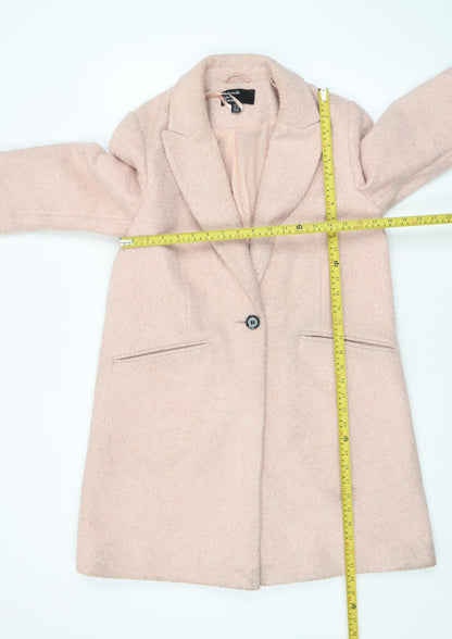 Womens UK Size 12 friends like these... Pink Overcoat