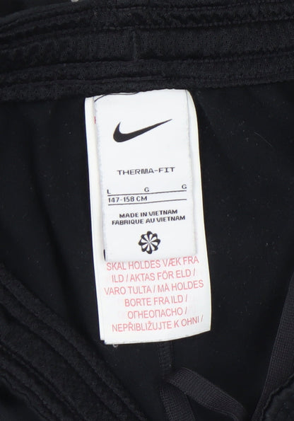 Nike Boys Black Therma-Fit Jogger Trousers Size 13 Years 147-158cm
