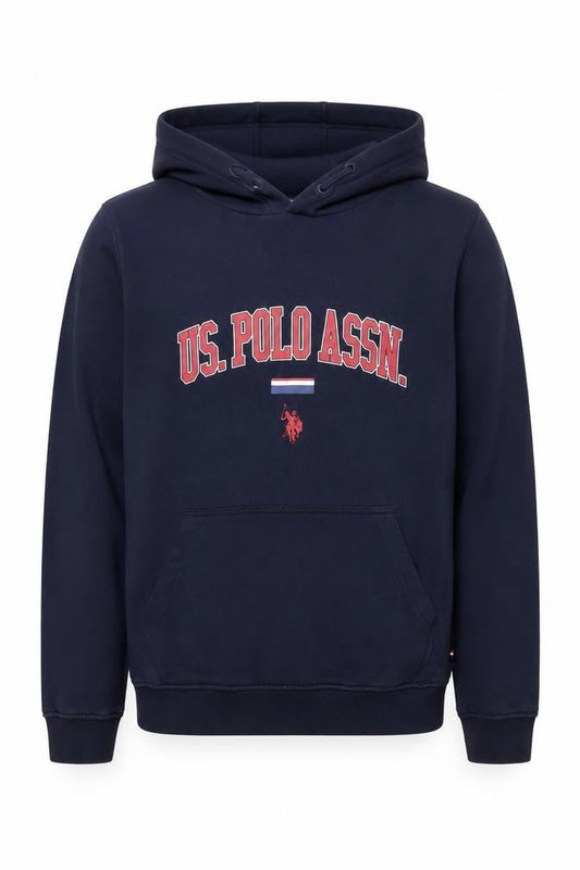 Boys UK Size 15-16 Years U.S. Polo Assn. Blue Pullover Hoodie