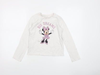 Boys UK Size 9-10 Years MNG White BasicJersey T-Shirt
