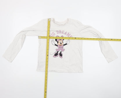 Boys UK Size 9-10 Years MNG White BasicJersey T-Shirt