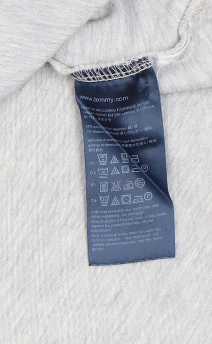 Mens UK Size M Tommy Hilfiger Cotton Blend Polo Shirt