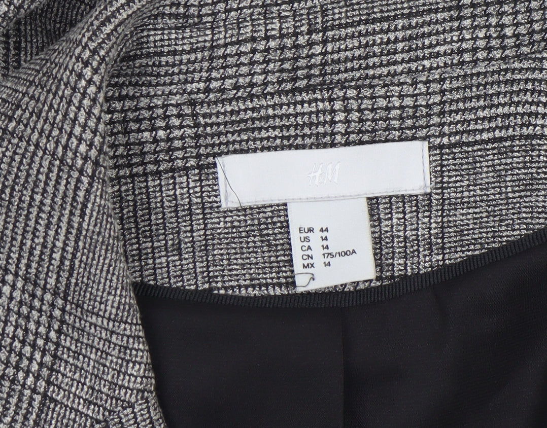 Womens UK Size 16 H&M Regular Grey Blazer
