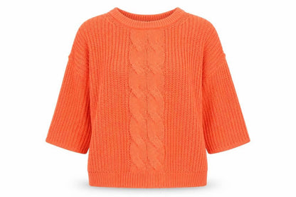 Womens UK Size 12 H&M Orange Pullover Jumper