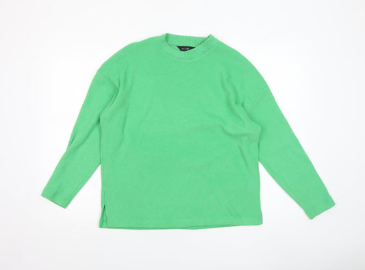 Womens UK Size M F&F Green Pullover Jumper