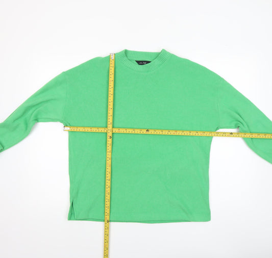 Womens UK Size M F&F Green Pullover Jumper