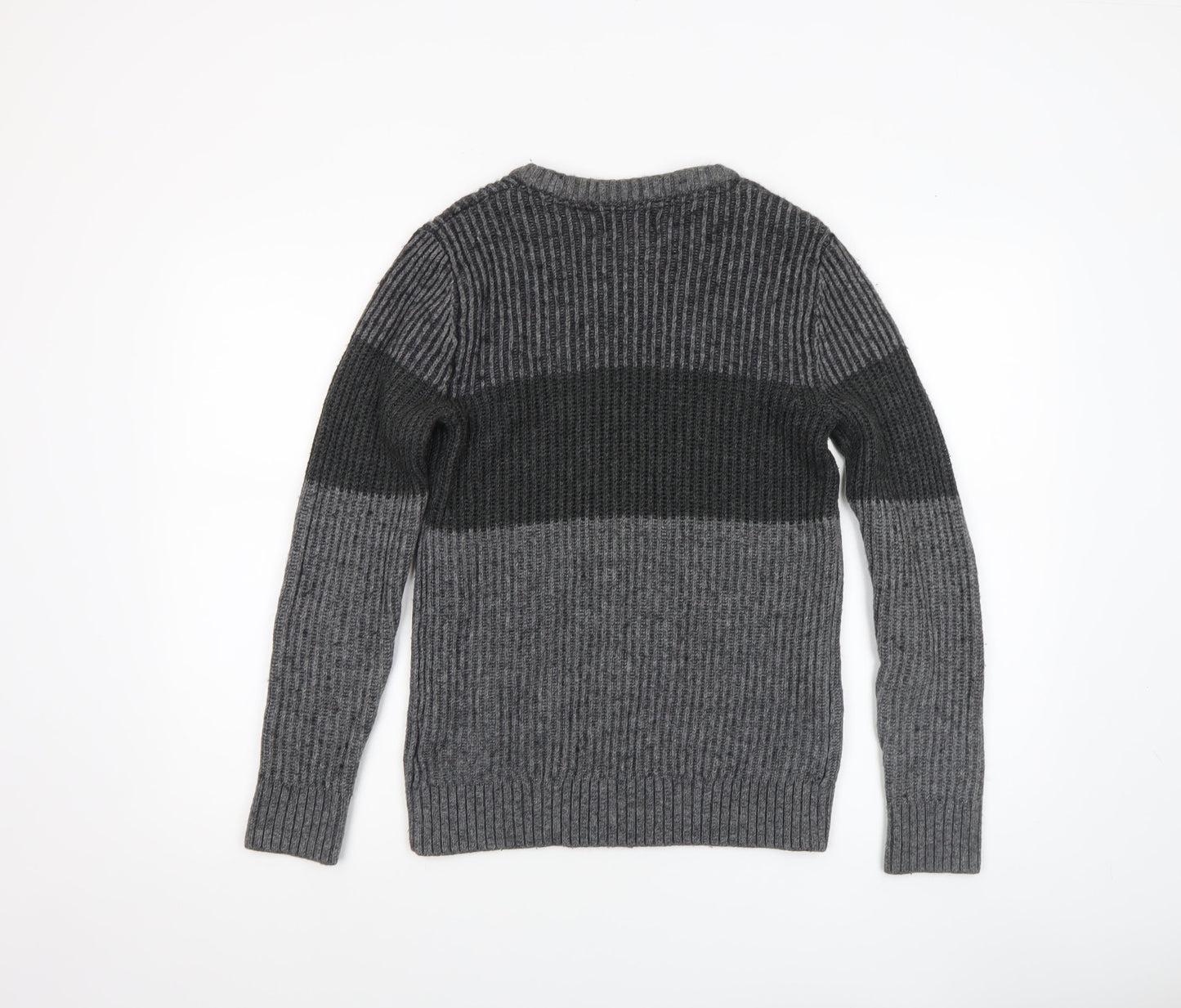 Mens UK Size S H&M Grey Pullover Jumper