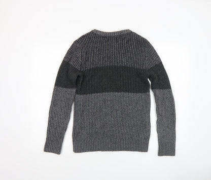 Mens UK Size S H&M Grey Pullover Jumper