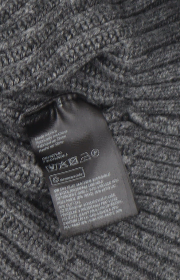 Mens UK Size S H&M Grey Pullover Jumper