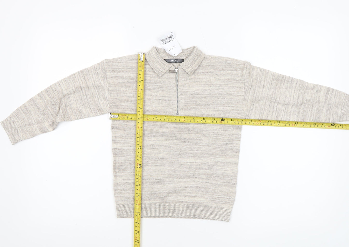 Boys UK Size 5 Years NEXT Beige Pullover Jumper