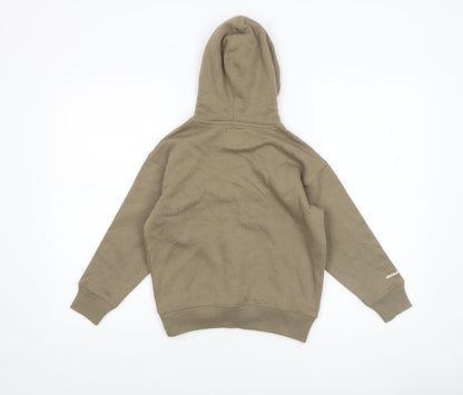 Boys UK Size 6-7 Years Zara Beige Pullover Hoodie