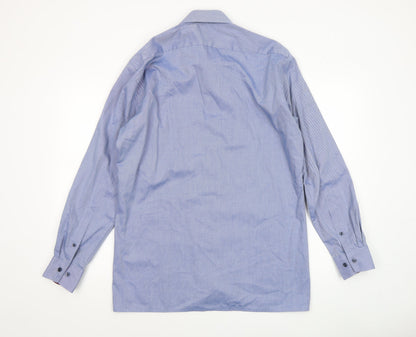 Mens UK Collar Size 15.75 Olymp Smart Blue  Dress Shirt