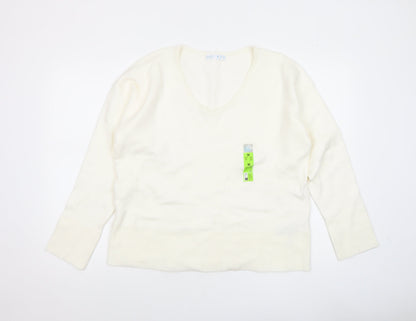 Womens UK Size 12 Primark Ivory Pullover Jumper