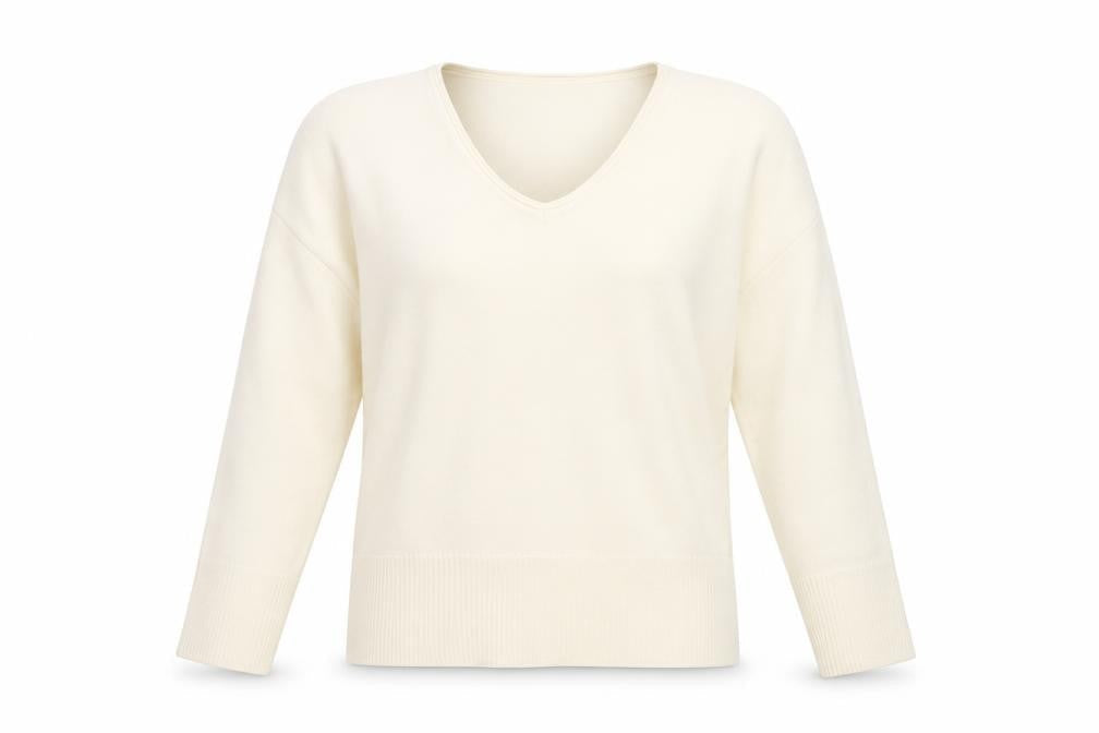 Womens UK Size 12 Primark Ivory Pullover Jumper