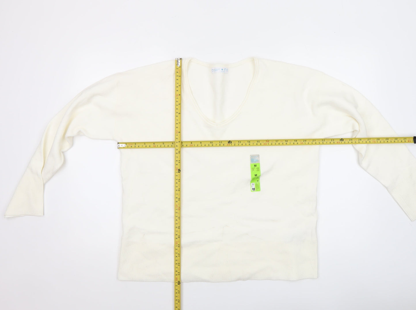 Womens UK Size 12 Primark Ivory Pullover Jumper