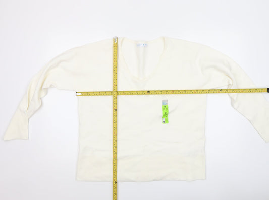 Womens UK Size 12 Primark Ivory Pullover Jumper