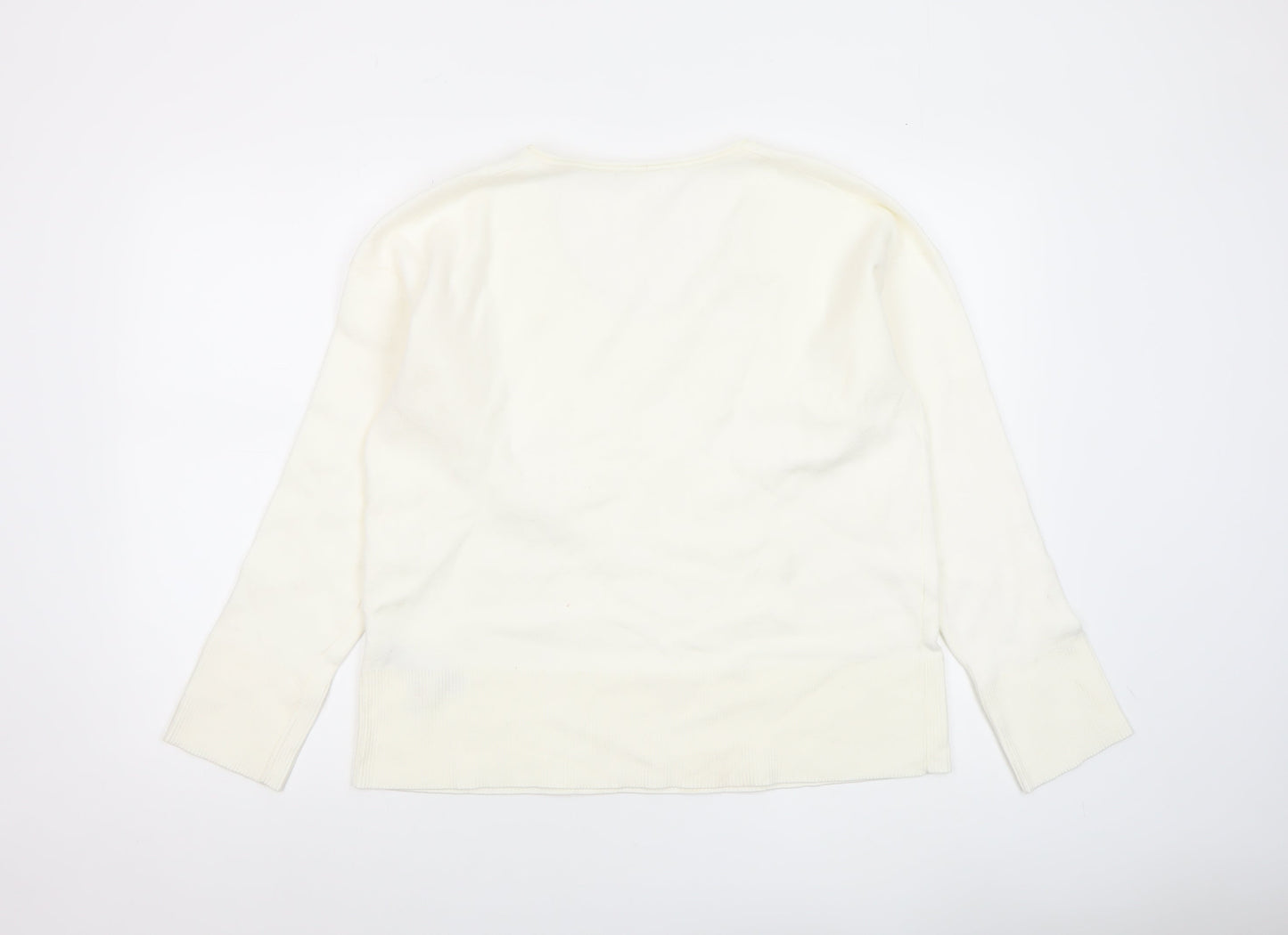 Womens UK Size 12 Primark Ivory Pullover Jumper