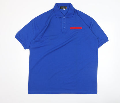 Mens UK Size L ARCO Polyester Blend Polo Shirt