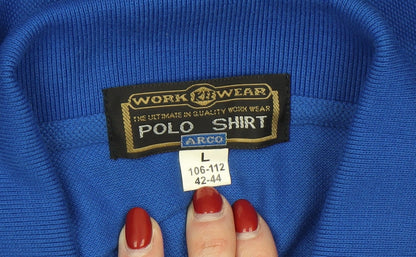 Mens UK Size L ARCO Polyester Blend Polo Shirt