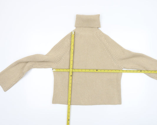 Womens UK Size S H&M Beige Pullover Jumper