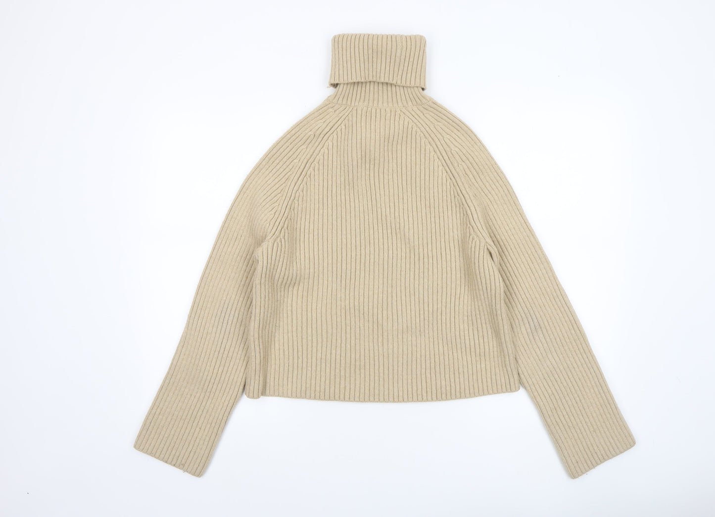 Womens UK Size S H&M Beige Pullover Jumper